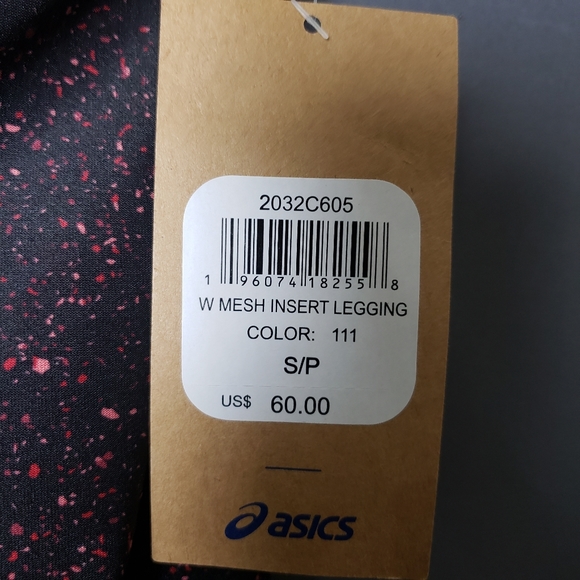 NWT Women Asics Leggings Size Small - Picture 7 of 7